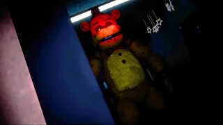 TRAPPED inside the NEW Fredbears HIDING from a TERRIFYING Animatronic... | FNAF The Diner