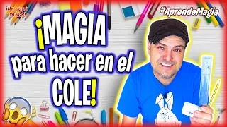 ❗3 TRUCOS DE MAGIA para SORPRENDER A TUS AMIGOS DEL COLE❗  🎩😱 Aprender Magia