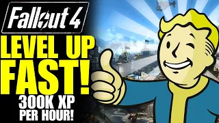 FALLOUT 4 - BEST XP Glitch | Level Up Fast 300K PER HOUR!