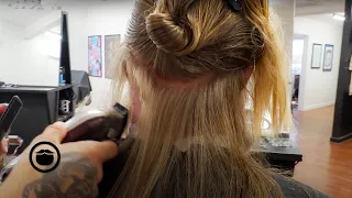 MMA Fighter Goes Full Viking w/ Beard & Hair Trim | Cut Loose