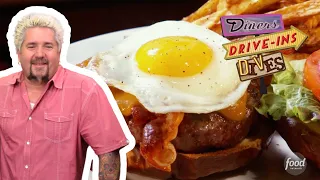 Guy Fieri Eats Heavy Metal Burgers in Chicago | Diners, Drive-Ins and Dives | Food Network