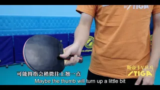 How to hold the racket in table tennis | Like a pro