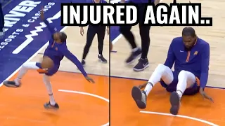 Kevin Durant Slips and Injures Ankle During Warmups! Doctor Explains