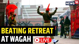 Beating Retreat Ceremony Held At Attari-Wagah Border On 74Th Republic Day | Beating Retreat Live