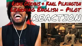 Pilot - Learn English with Ricky Gervais REACTION | DaVinci REACTS