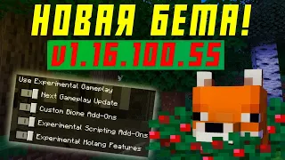 ВЫШЛА НОВАЯ БЕТА MINECRAFT 1.16.100.55 | СКАЧАТЬ