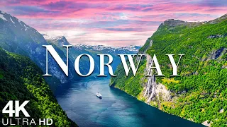 NORWAY 4K • Scenic Relaxation Film with Peaceful Relaxing Music and Nature Video • 4K Video Ultra HD