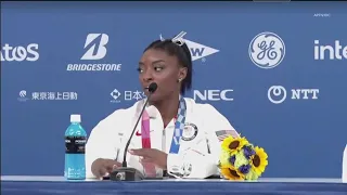 Simone Biles withdraws from Olympics individual all-around competition