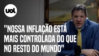 Haddad diz que inflação está sob controle e há espaço para corte de juros; veja vídeo