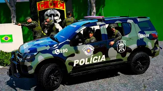 ROUBO A CAIXA ELETRÔNICO - COE | COMANDOS E OPERAÇÕES ESPECIAIS - PMESP | GTA 5 POLICIAL