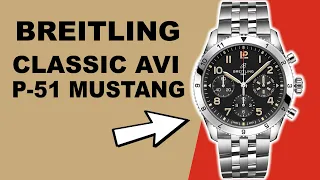 BREITLING Classic AVI Chronograph 42 P-51 Mustang A233803A1B1A1