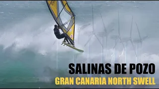 SIDE SHORE Gran Canaria  - Salinas de Pozo with North Swell