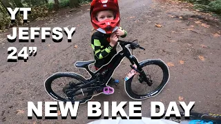 YT Jeffsey 24" - Duthie Hill- Noah's NEW BIKE DAY!!!!!