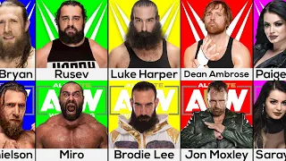 Wrestlers Name Changes WWE vs AEW