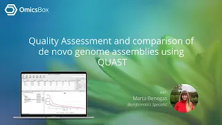 Quality Assessment and comparison of de novo genome assemblies using QUAST