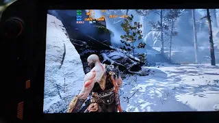 God Of War On OneXplayer intel 1195g7 test .