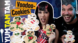 Voodoo Cookies // Schaurige Halloween Cookies // #yumtamtam