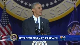 Forceful And Tearful, Obama Says Goodbye In Emotional Speech