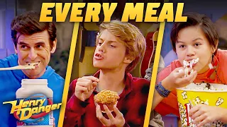 Every Meal in the Man Cave & Man's Nest! 🍕 | Henry Danger & Danger Force