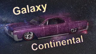 HOW TO PAINT | Galaxy Paint Job with NO AIRBRUSH | Hot Wheels 64 Lincoln Continental