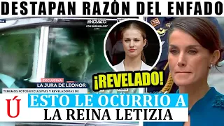 ¡DISCUTIERON! FILTRAN LA VERDADERA RAZÓN del ENFADO de Letizia en Jura de Leonor con Felipe VI