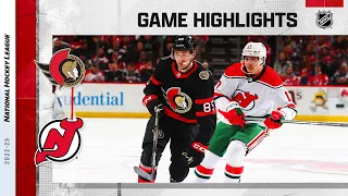 Senators @ Devils 3/25 | NHL Highlights 2023