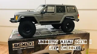 Axial SCX10 II Jeep Cherokee 4WD - распаковка лучшего для трофи...