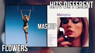 Flowers (Miley Cyrus) x Hits Different (Taylor Swift) - Song Mashup