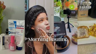 Productive Morning Routine / Skincare, Breakfast, Editing, BTS, Açaí bowl & more… vlogmas day 15