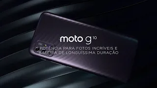 Conheça o moto g10: design elegante e confortável e bateria superpotente!