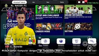 🆕🆓 eFootball PES PPSSPP 2024 Camera PS5 Real Faces Full Update Winter Transfers 2024 & Kits 2024/25