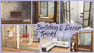 6 Building and Decor Tricks #4 | [No CC] Sims 4 Tutorial