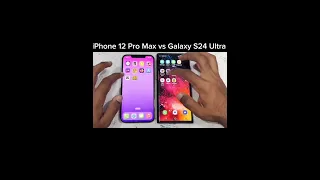 Samsung Galaxy S24 Ultra vs iPhone 12 Pro Max - Speed Test!!