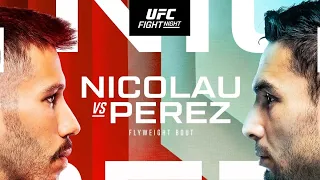 UFC Vegas 91 LIVE Bet Stream | Nicolau vs Perez Fight Companion (Watch Along Live Reactions)