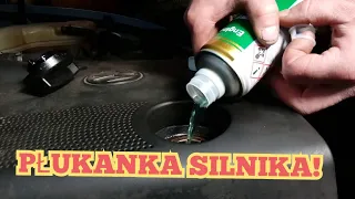 Płukanka silnika- VW Passat 1.6. Testujemy preparat TEC 2000.