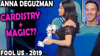 Magician REACTS to Anna DeGuzman on Penn and Teller FOOL US 2019