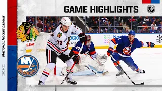 Blackhawks @ Islanders 12/5/21 | NHL Highlights