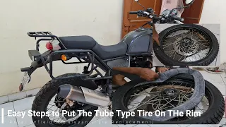 Front Tyre Change DIY | Step By Step Process | Royal Enfield Himalayan - Part 3 Finale