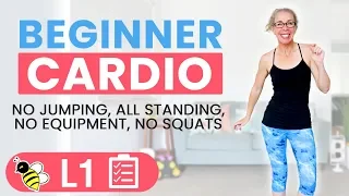 Low Impact Cardio for ACTUAL Beginners, 30 Minute Home Workout