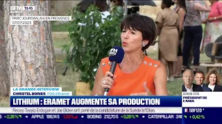 Christel Bories (Eramet) : production de lithium, question géopolitique ?