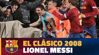 EL CLÁSICO 2008│LIONEL MESSI