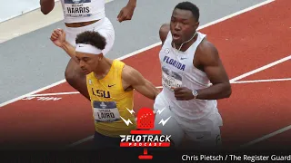 Joseph Fahnbulleh Runs Down Terrance Laird In NCAA 200m