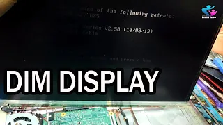 HOW TO FIX DIM DISPLAY FOR ALL LAPTOP LCD LED PANEL |  NO BACKLIGHT PROBLEM FOR ALL LAPTOP LCD LED