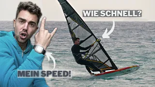 SPEED WINDSURFEN mit FREERACE SEGEL - Wie schnell werde ich?