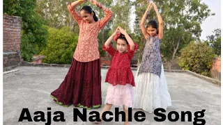 Aaja Nachle Song ll Easy Dance Step ll Madhuri Dixit ll Isha Tomar ll Sanchi ll Kavya ll Anaya ll