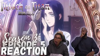 Anime Virgins 👀 watch Attack on Titan 3x5 | "Reply" Reaction