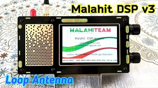 Малахит DSP v3. Loop Antenna LZ1AQ