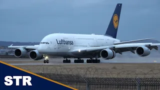 1 HOUR Plane Spotting at Stuttgart Airport