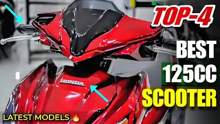 Top 4 Most Fuel Efficient 125cc Scooters in India 2024 🔥 for Mileage and Performance | OBD 2 models