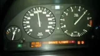 Bmw 530i E34 acceleration from 40 kph